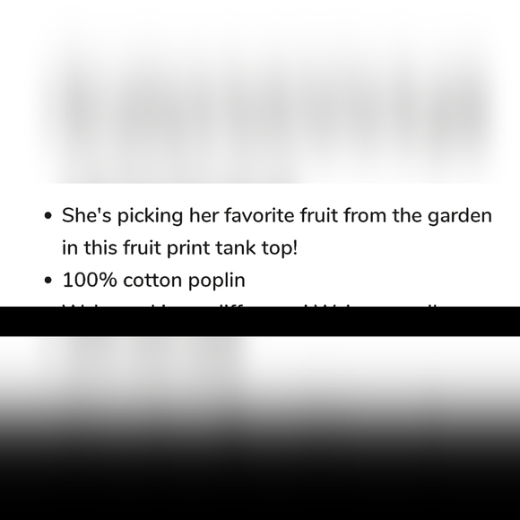 🥳 3/$30 Gymboree Girls Fruit Ruffle Tank Top Size 12 - Picture 3 of 4